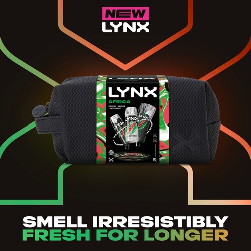 Lynx Washbag Africa Gift Set
