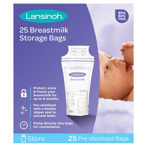 Lansinoh Breastmilk 25 Storage Bags