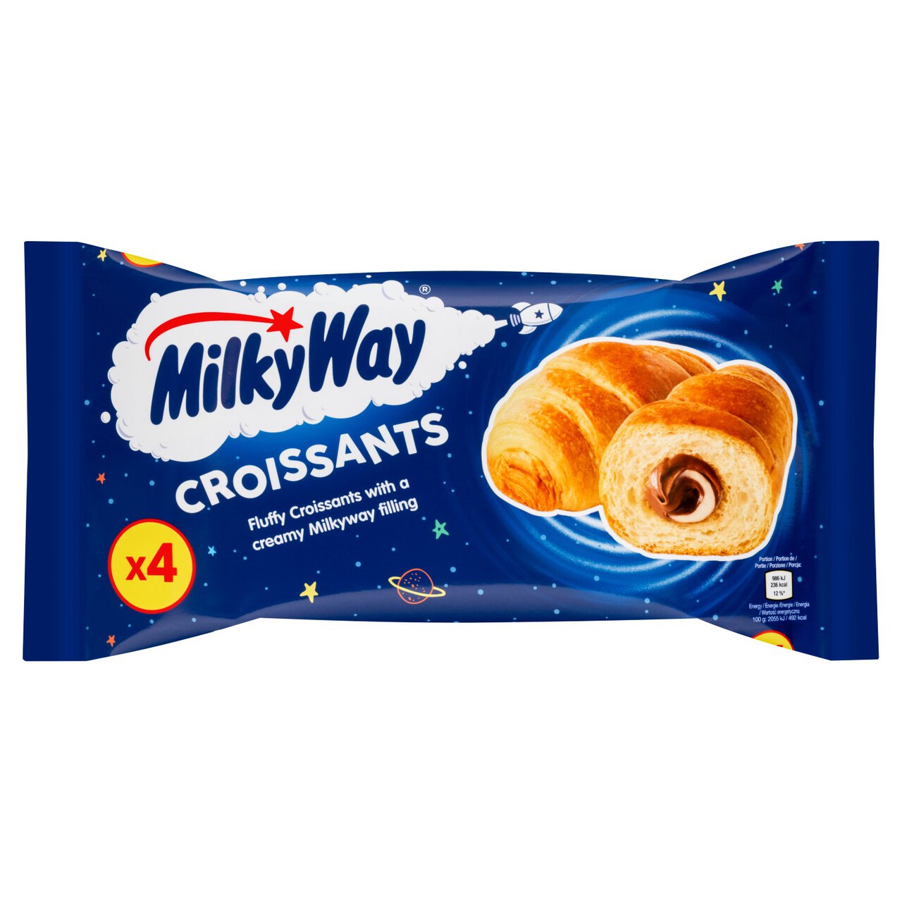 MilkyWay Chocolate And Milk Cream Croissants Morrisons Online Groceries & Offers