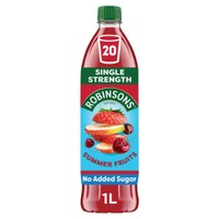 Robinsons Summer Fruits No Added Sugar Squash 1L