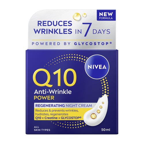 NIVEA Q10 Anti-Wrinkle Night Cream All Skin Types 