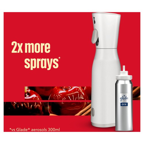 Glade One Refillable Room Spray Twinkling Apple & Cinnamon 13Ml