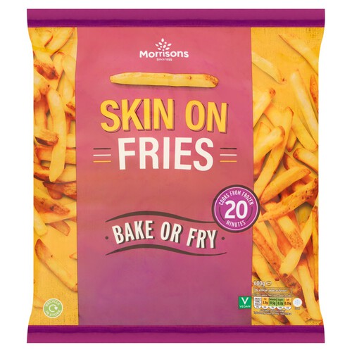 Morrisons Skin On Fries