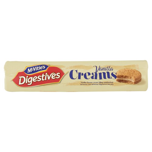 McVitie's Digestives Creams Vanilla Biscuits 