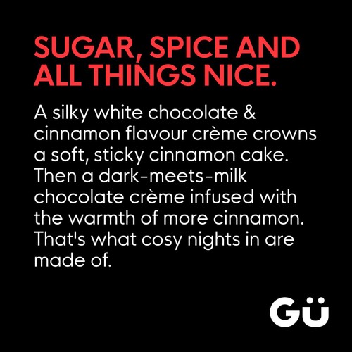 Gu Cinnamon Bun Pudding 2 x 73.5g