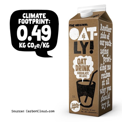 Oat-Ly Chocolate Oat Drink 1L