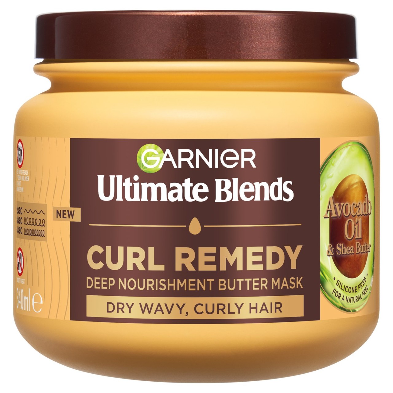 Garnier Ultimate Blends Avocado Hair Curl Remedy Mask 340ml
