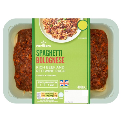 Morrisons Italian Spaghetti Bolognese 