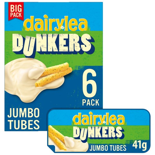 Dairylea Dunkers Jumbo Tubes Cheese Snacks 6 Pack