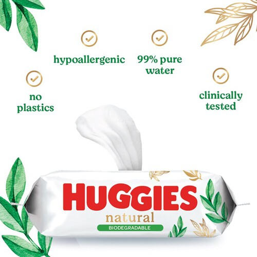 Huggies Biodegradable Baby Wipes