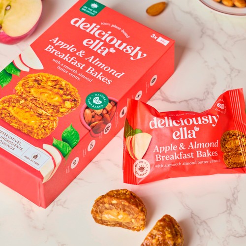 Deliciously Ella Apple & Almond On-the-Go Breakfast Bakes Multipack 3x50g