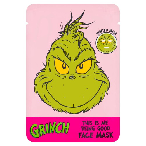 Grinch Sheets Face Mask