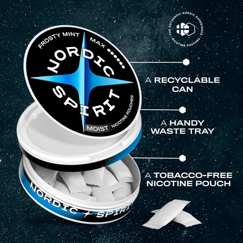 Nordic Spirit Frosty Mint Max 17mg Nicotine Pouches