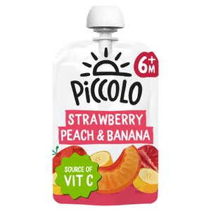 Piccolo Strawberry Banana Peach 100G