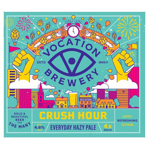 Vocation Brewery Crush Hour Hazy 4.6%