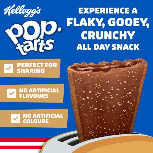 Kellogg's Pop Tarts Chocolate Hazelnut Snack 8 Pack