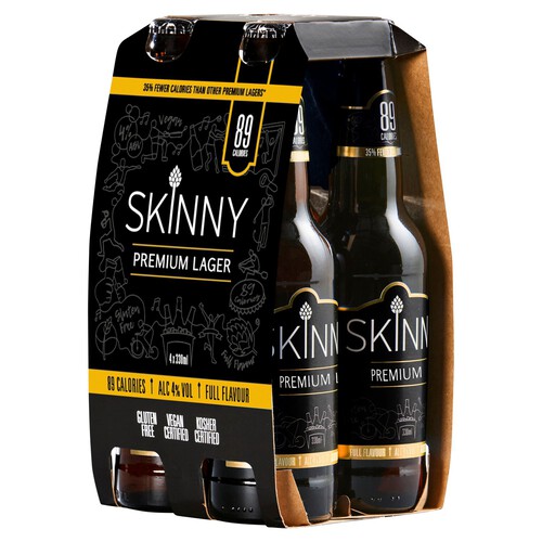 Skinny Brands Lager (Abv 4%)