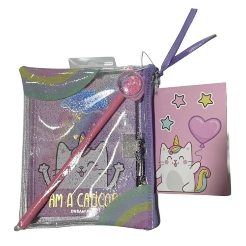 Morrisons Caticorn Diary Set