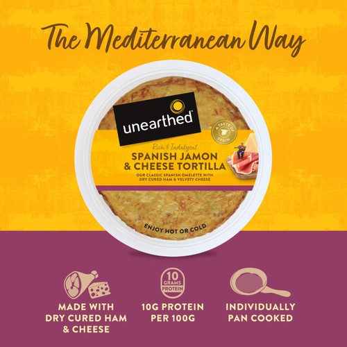 Unearthed Spanish Jamon & Cheese Tortilla 250g