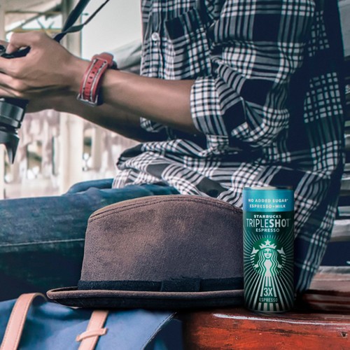 Starbucks Tripleshot Espresso No Added Sugar Iced Coffee 300ml