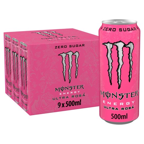 Monster Ultra Rosa 9 x 500ml