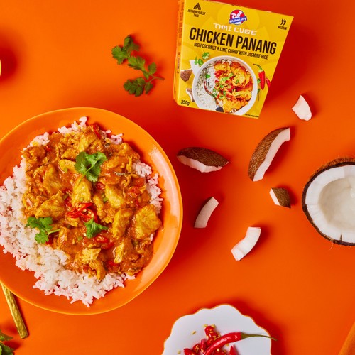 Kitchen Joy Chicken Panang Rich Coconut & Lime Curry With Jasmine Rice 350g