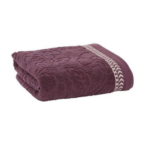 Spa Maison Plum Floral Bath Towel