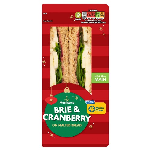 Morrisons Brie & Cranberry Christmas Sandwich