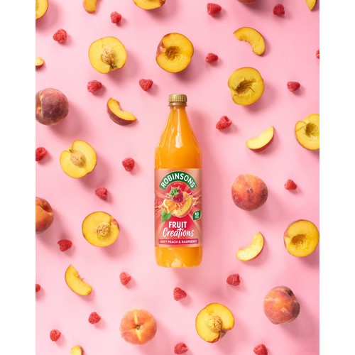 Robinsons Fruit Creations Peach & Raspberry Squash 