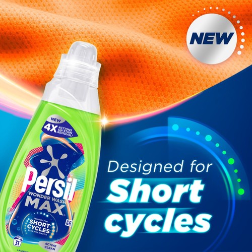 Persil Washing Liquid Wondermax Active Clean 31 Washes 837ml 