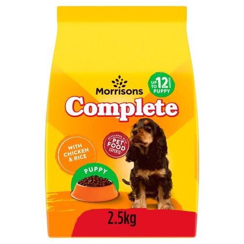 Morrisons Complete Chicken & Veg Puppy Food