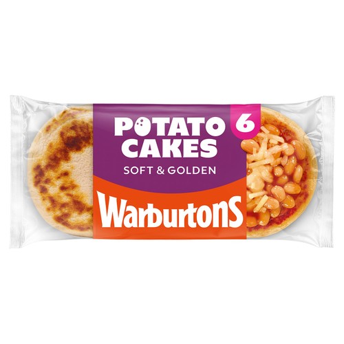 Warburtons Potato Cakes 6 Pack