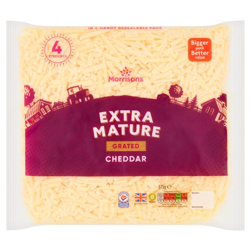 Morrisons Extra Mature Grated Cheese
