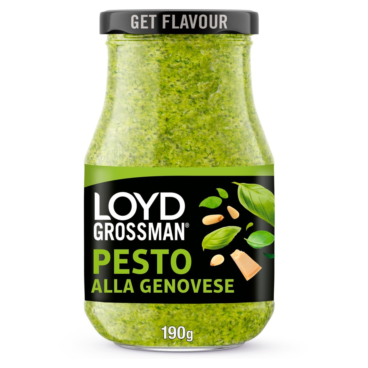 Loyd Grossman Basil Green Pesto 190g