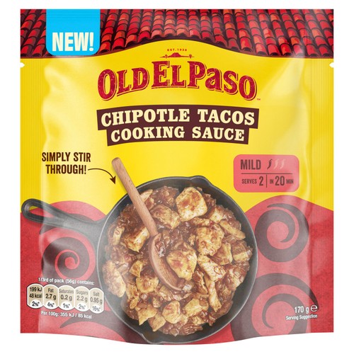Old El Paso Chipotle Tacos Cooking Sauce 170G
