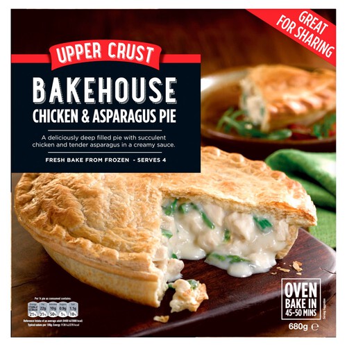 Upper Crust Chicken & Asparagus Pie 