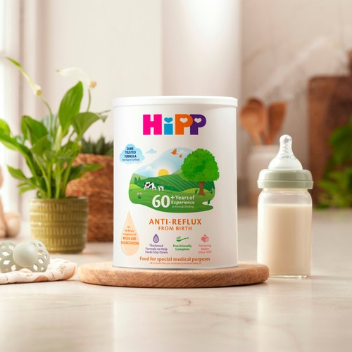 Lait En Poudre HiPP Anti-Reflux AR - Pour Réduire Les Régurgitations Des Bébés, 300/600/1800 G (neuf)