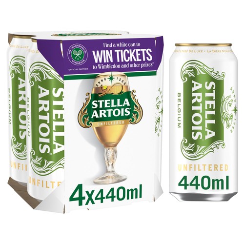 Stella Artois Unfiltered Can 