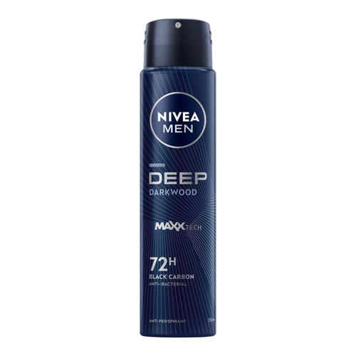 NIVEA MEN Deep Black Carbon 72h Anti-Perspirant Deodorant Spray