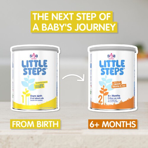 SMA Little Steps First Baby Milk Formula From Birth