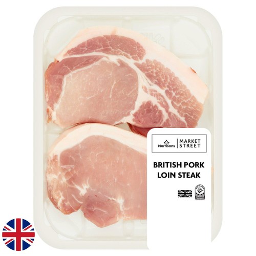 Morrisons British Pork Loin Steaks 400g