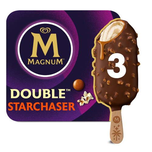 Magnum Double Starchaser Chocolate, Caramel, Popcorn Flavour Ice Cream