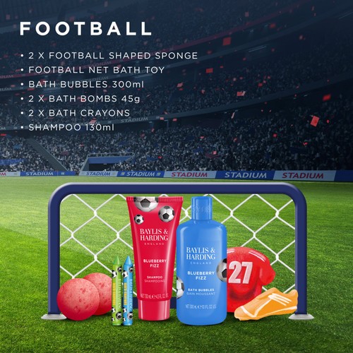 Baylis & Harding Football Kick Off Bath Kit Gift Set