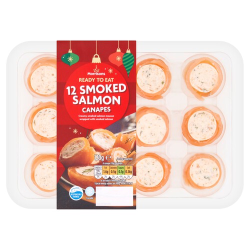 Morrisons Ready To Eat 12 Smoked Salmon Canapes