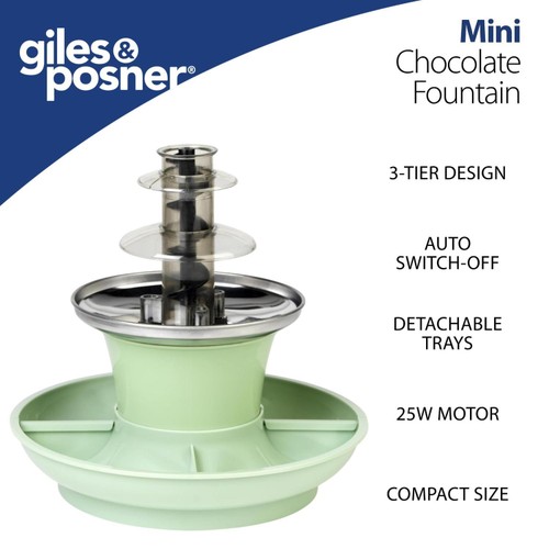Mini Chocolate Fountain With Trays