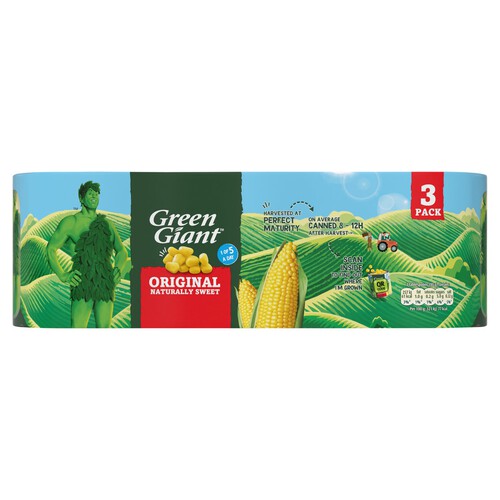 Green Giant Original Sweetcorn (3x340g)