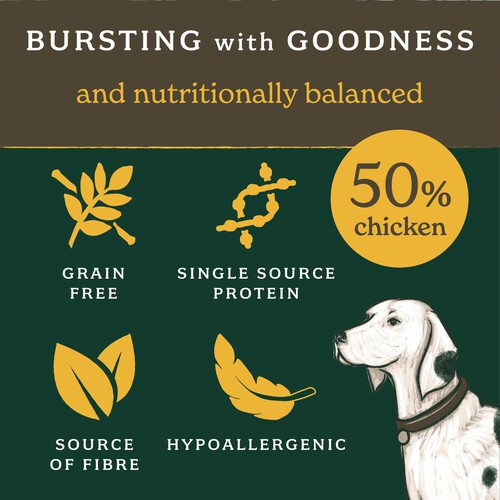 Forthglade Natural Dry Dog Lightly Baked Chicken With Sweet Potato