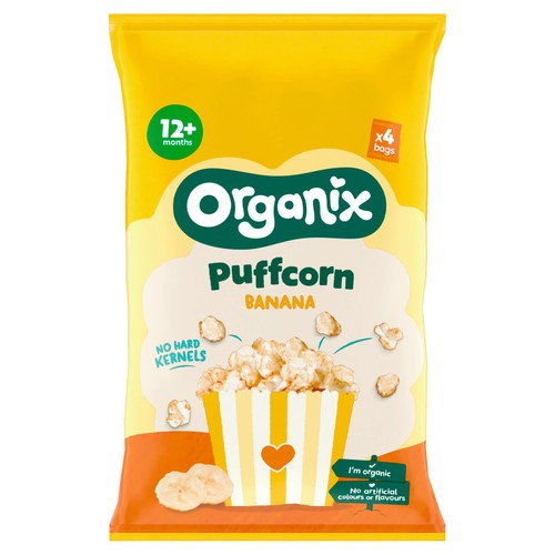  Organix Banana Puffcorn 12+ Months 