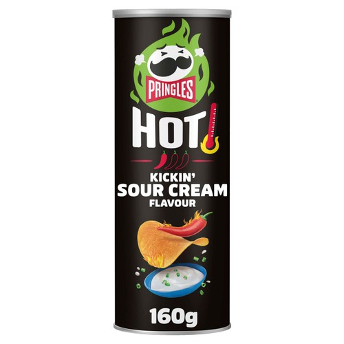 Pringles Hot Kickin Sour Cream 
