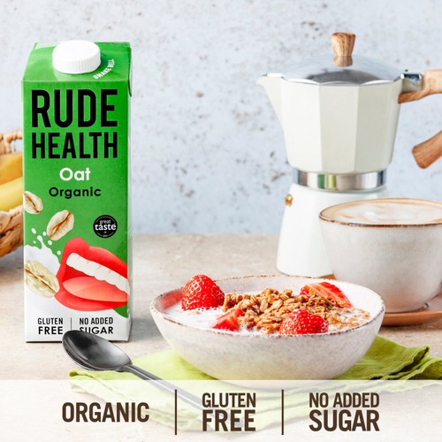 Rude Health Organic Unsweetened Oat Drink 1L